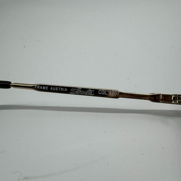 Silhouette Vintage Eyeglasses‎ Frames Gold M 6055 30 55-15-125 Designer H10447 main image 4